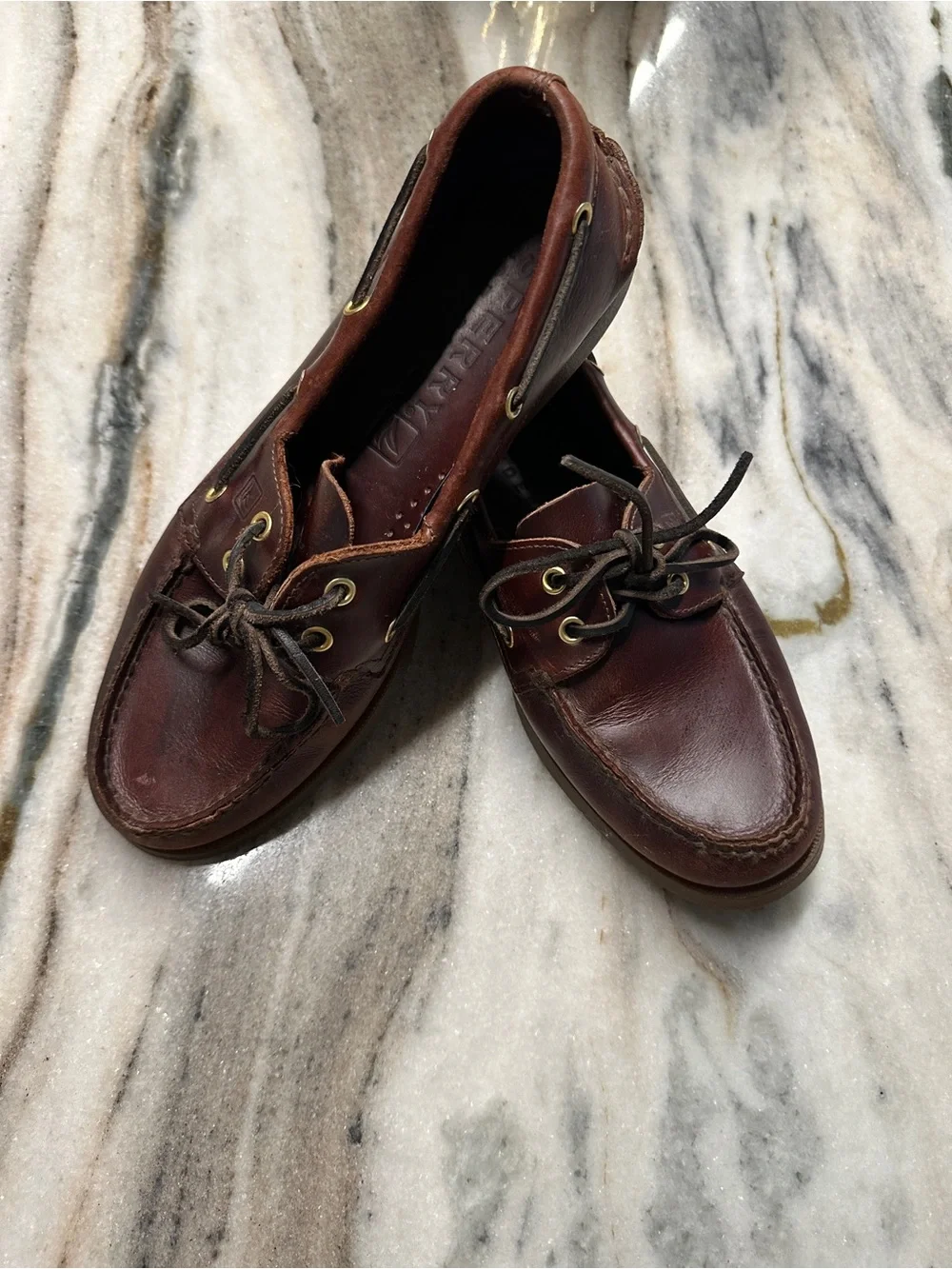 Men’s Sperry Topsider Leather Boat Shoe size 10.5